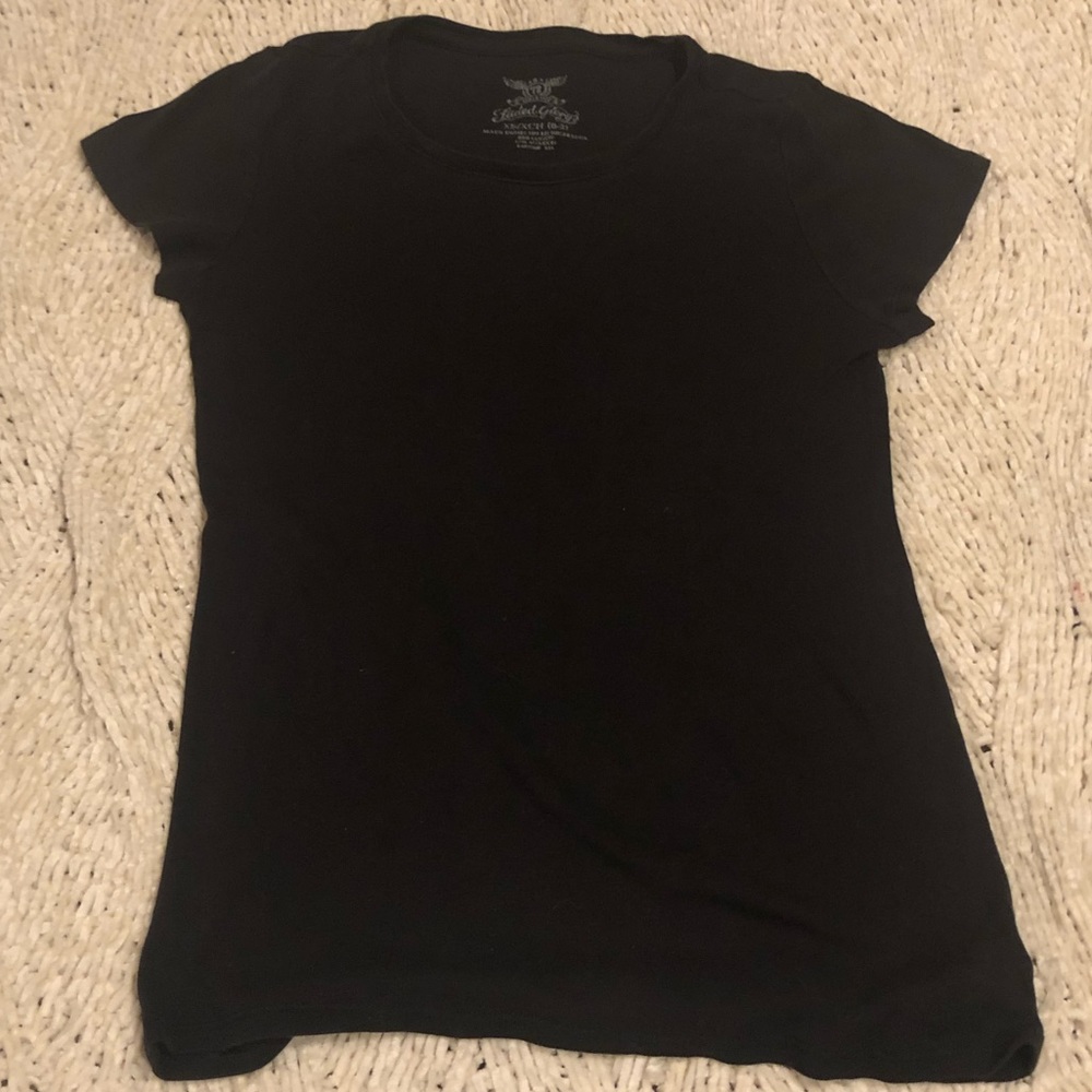 Faded Glory XS Women’s Black Short Sleeve Tee Shirt